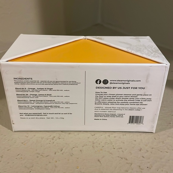 Steam Originals Steam Kubes Revive & Uplift 16 Shower Steamers - Picture 9 of 12